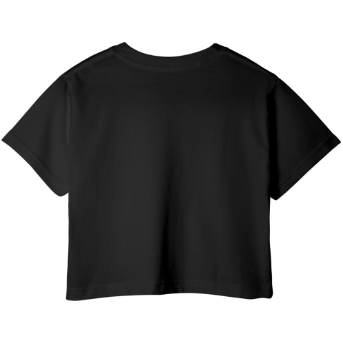 Keep Going Graphic Crop Top – 180 GSM – original artwork, back view