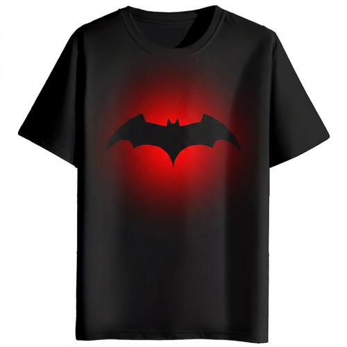 Batman Glow Tee – Half Sleeve 180 GSM – original artwork, front view