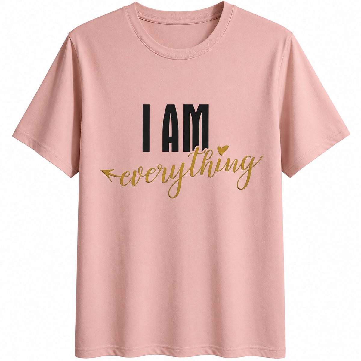 I Have / I Am Couple T-Shirt Set – 180 GSM – women's original artwork, front view