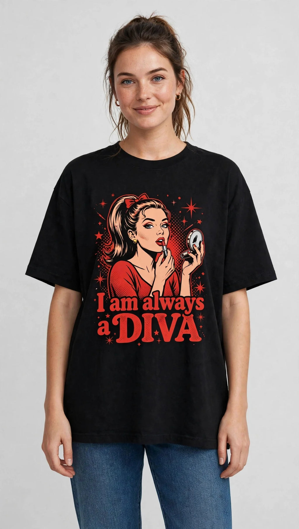 Pineberry Always diva Oversized Tee