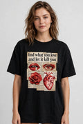 Pineberry Anatomy Of Love Oversized Tee