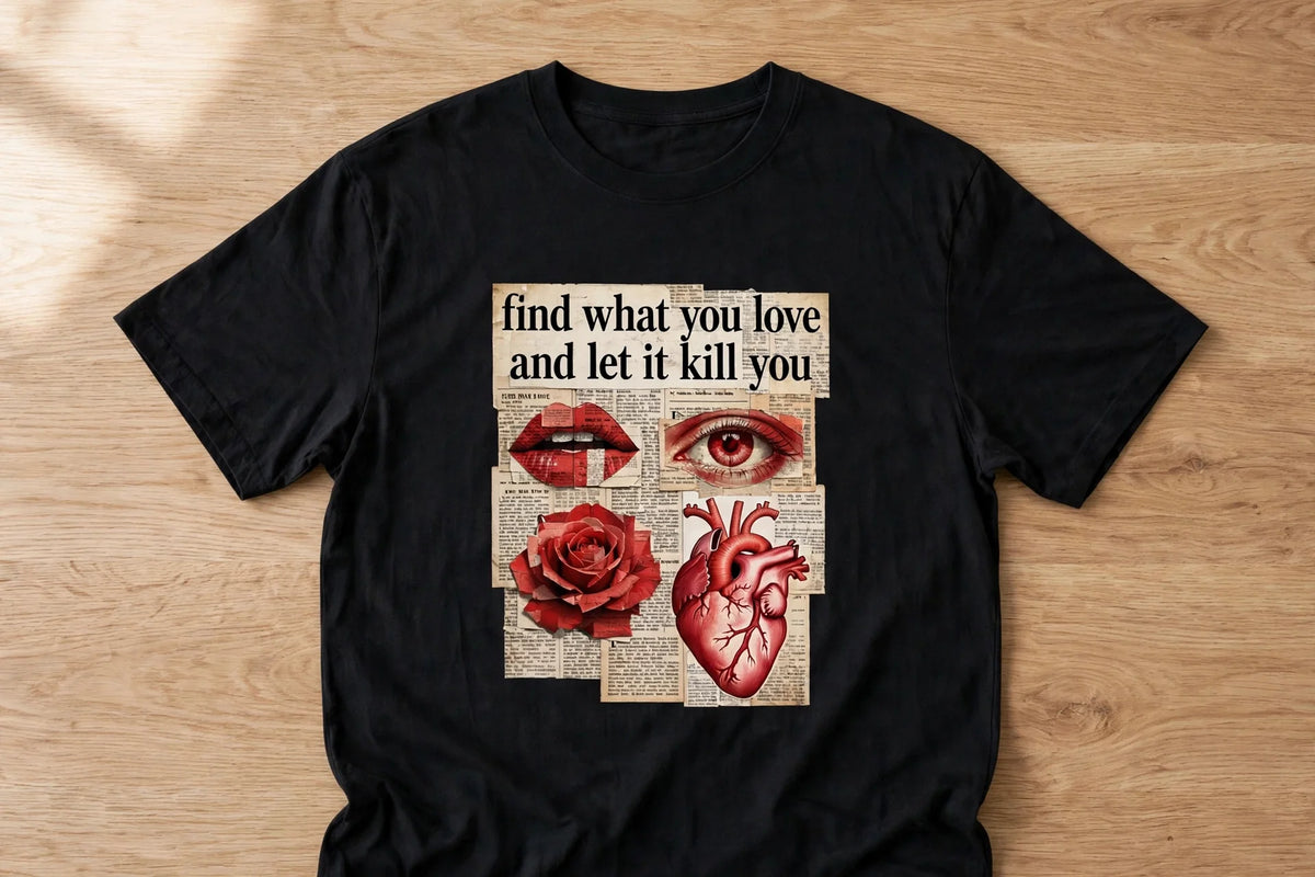 Pineberry Anatomy Of Love Oversized Tee