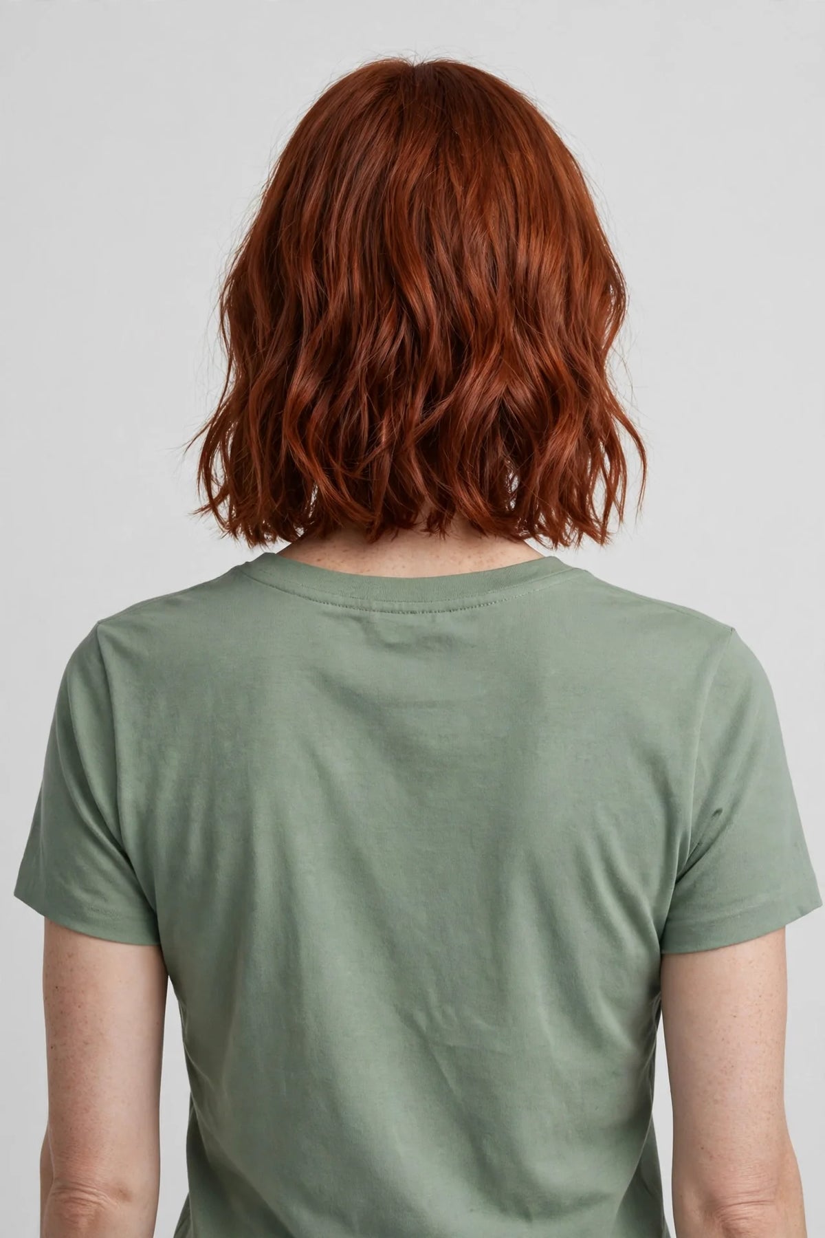Women Sage Green Solid T-Shirt