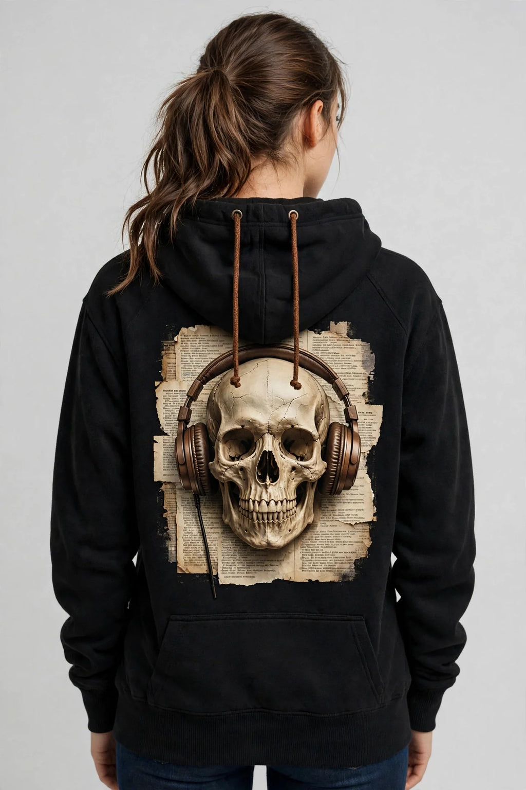 Pineberry Music Skull Hoodie