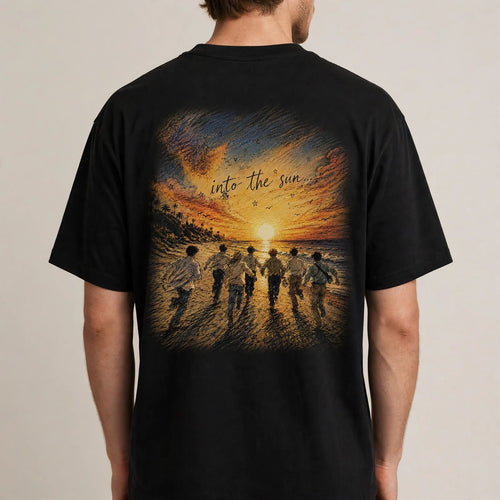 BTS Forever Young Black Oversized T-Shirt