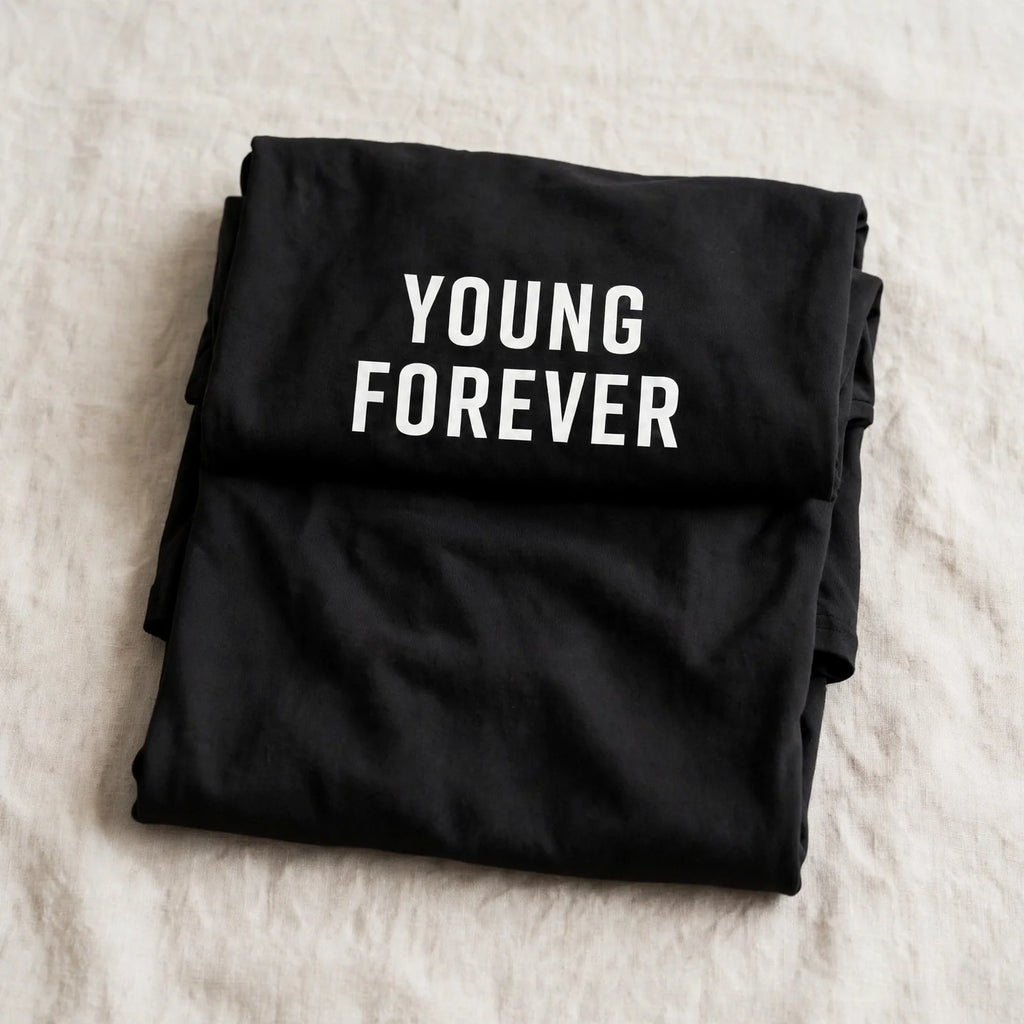 BTS Forever Young Black Oversized T-Shirt