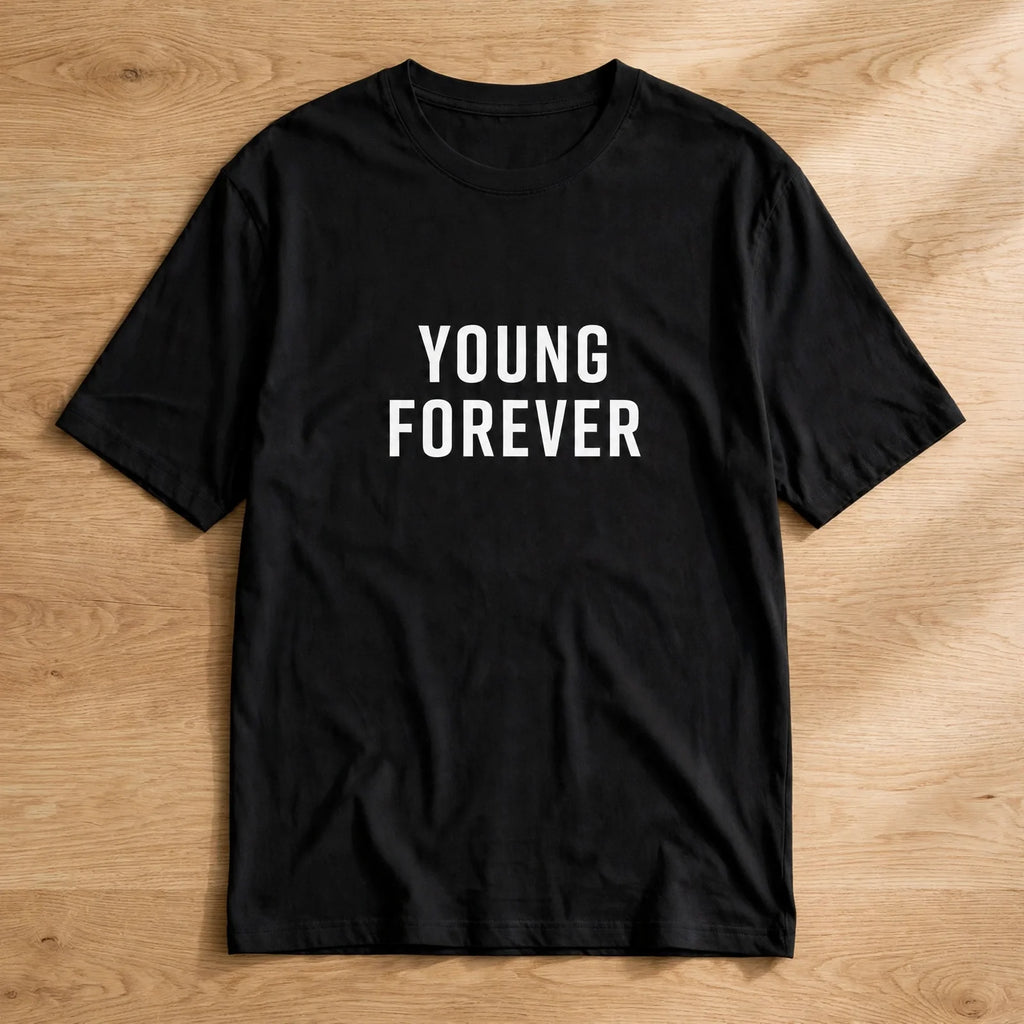 BTS Forever Young Black Oversized T-Shirt