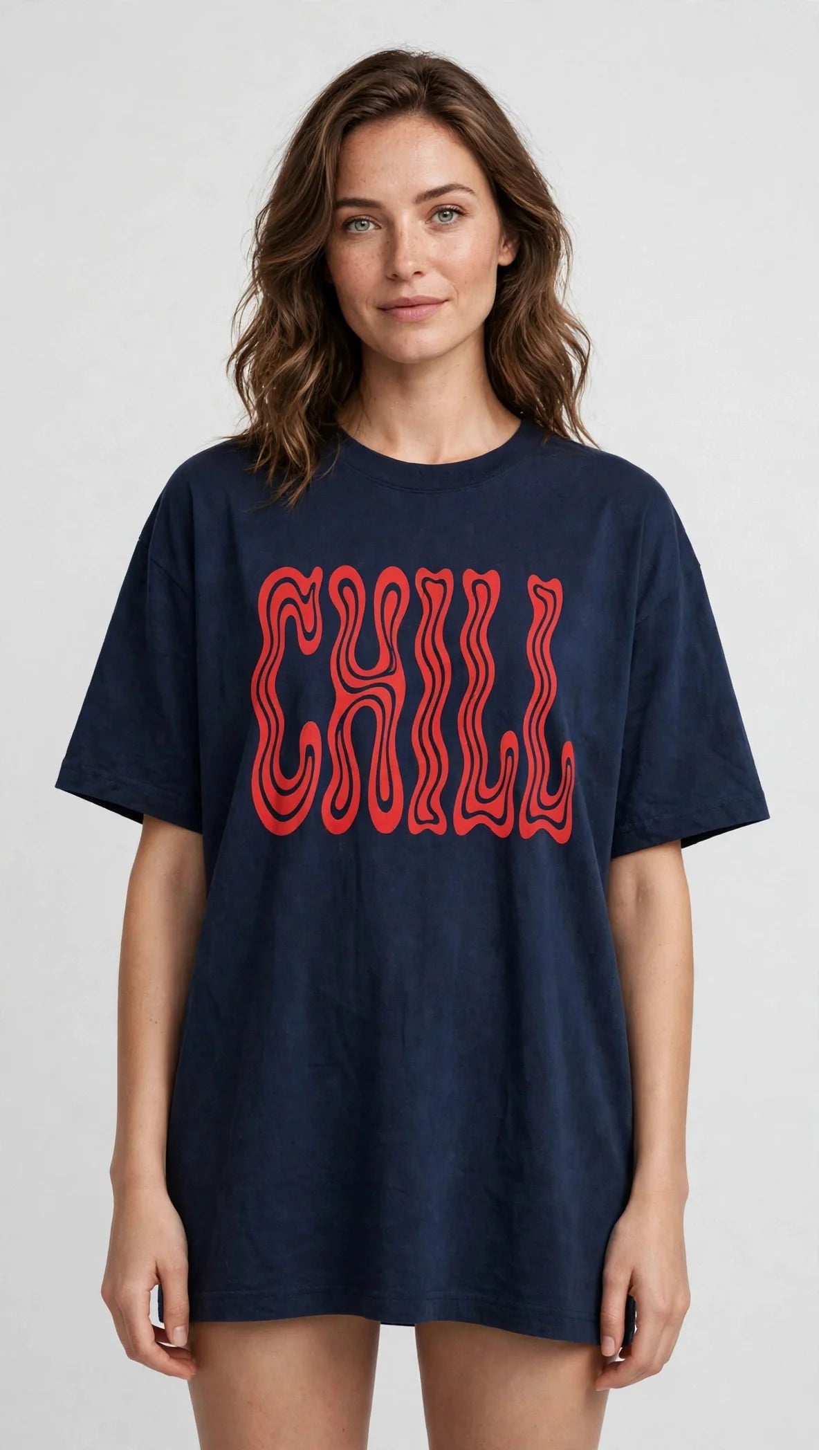 Pineberry Chill Oversized Tee
