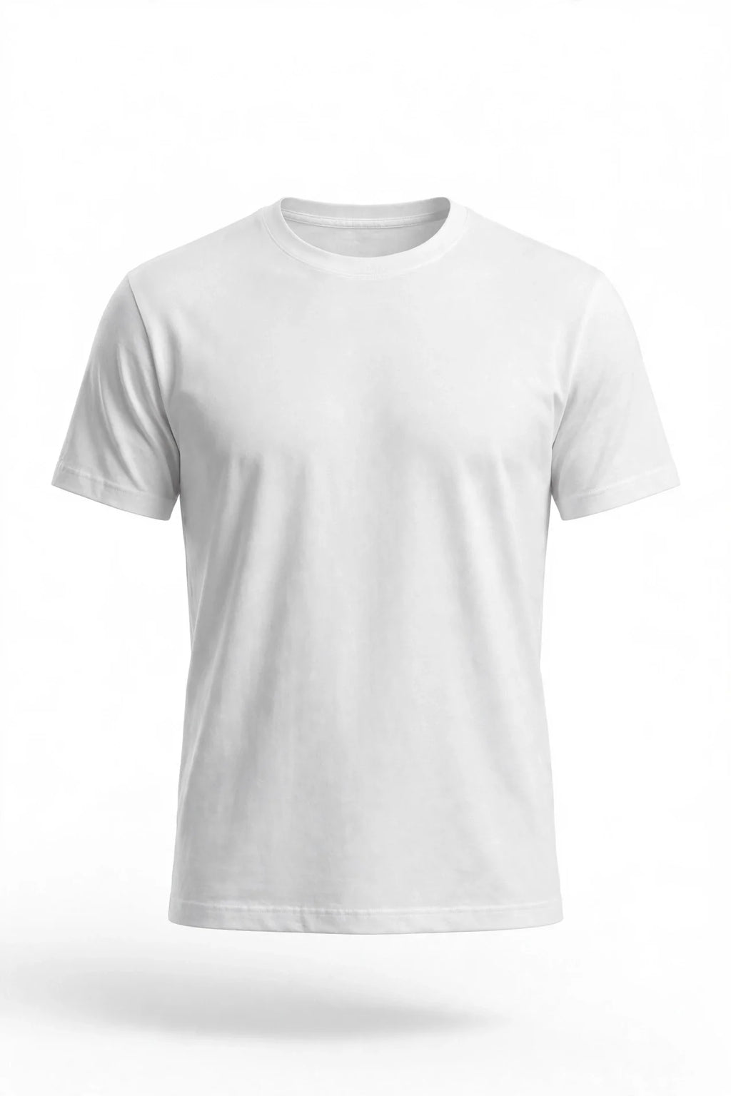 Men Arctic White Solid T-Shirt