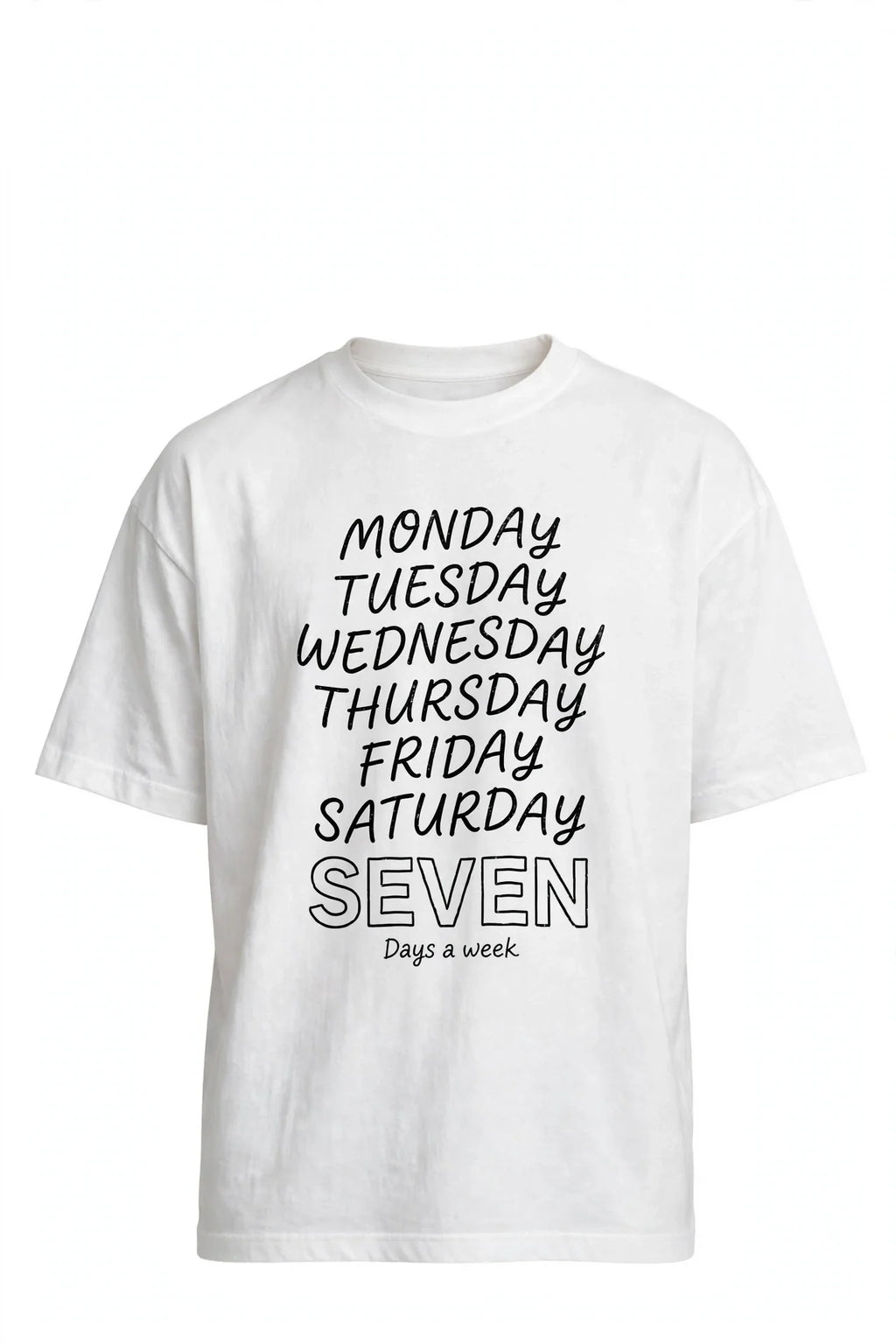 Pineberry Seven Days Oversized Tee