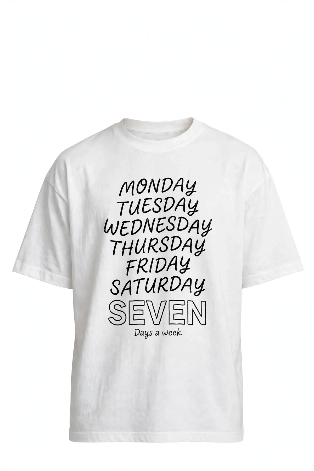 Pineberry Seven Days Oversized Tee