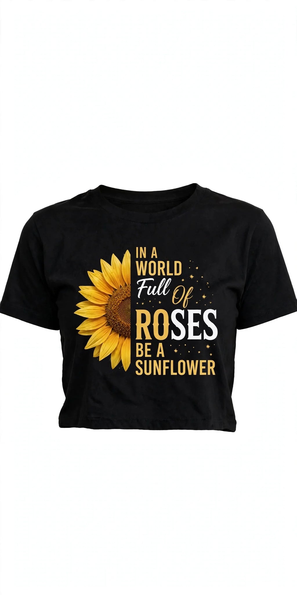 Pineberry Sunflower Crop Top