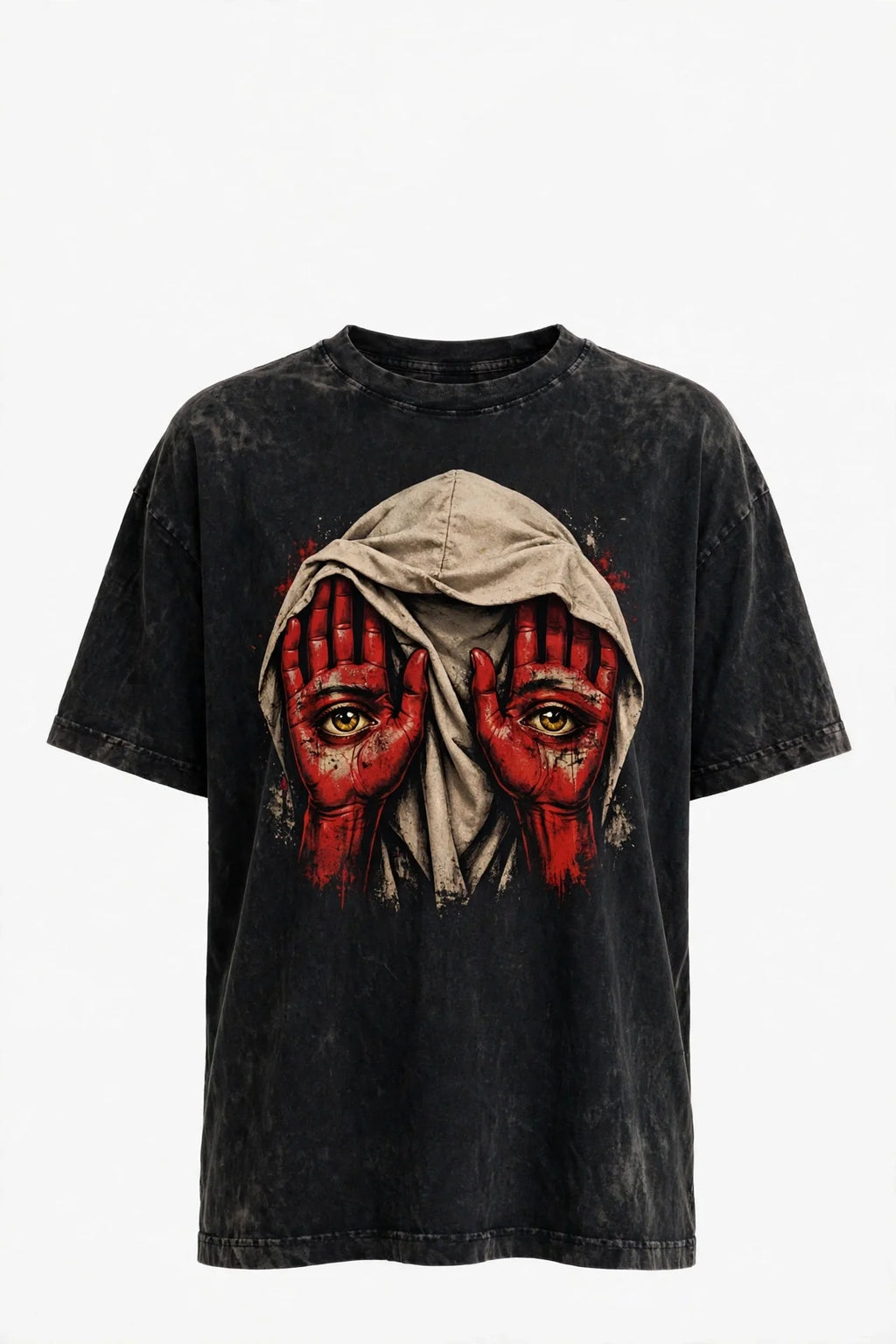 Pineberry Crimson Gaze Oversized Tee