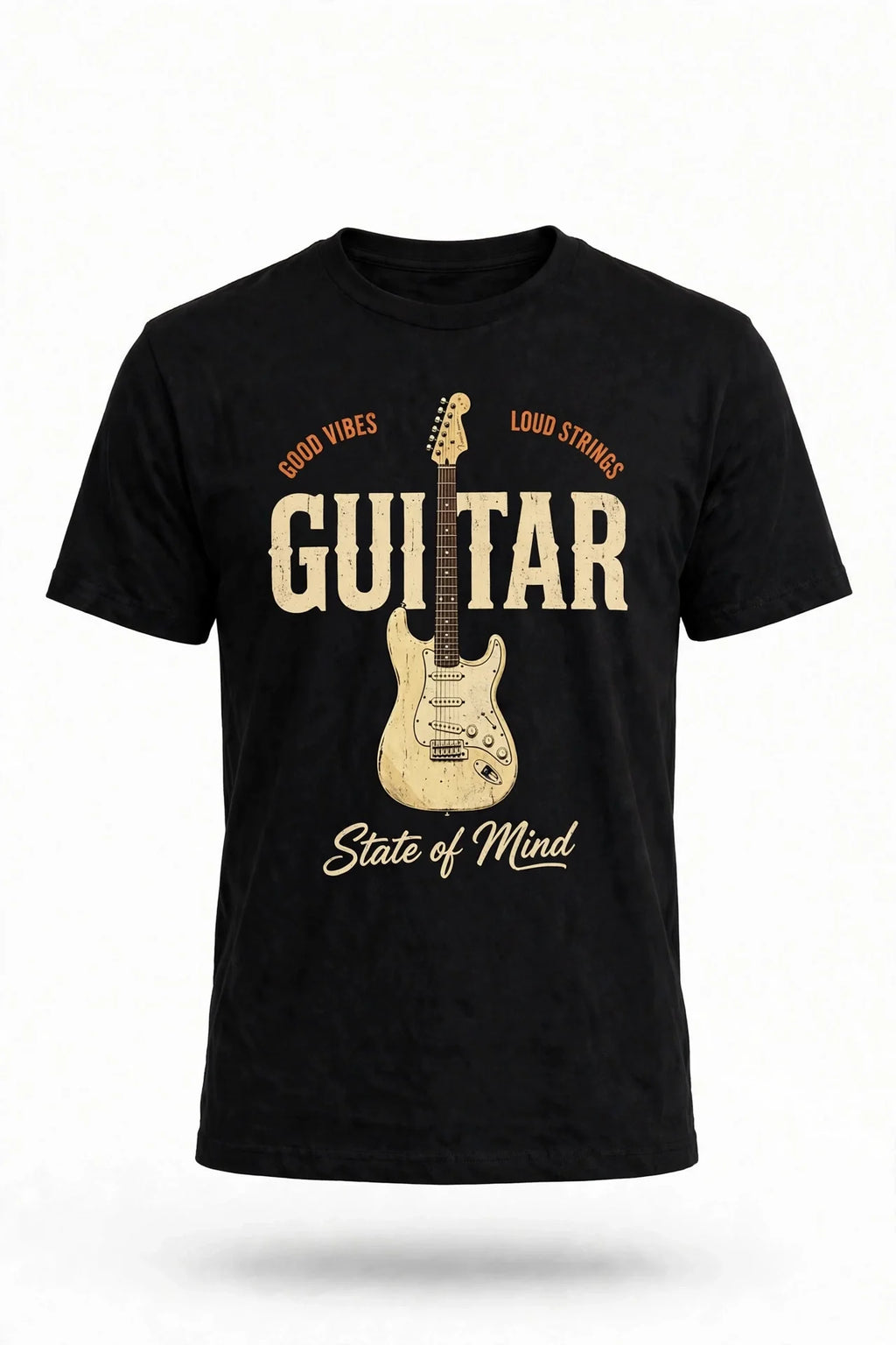 Pineberry Guitar Half Sleeve Tee