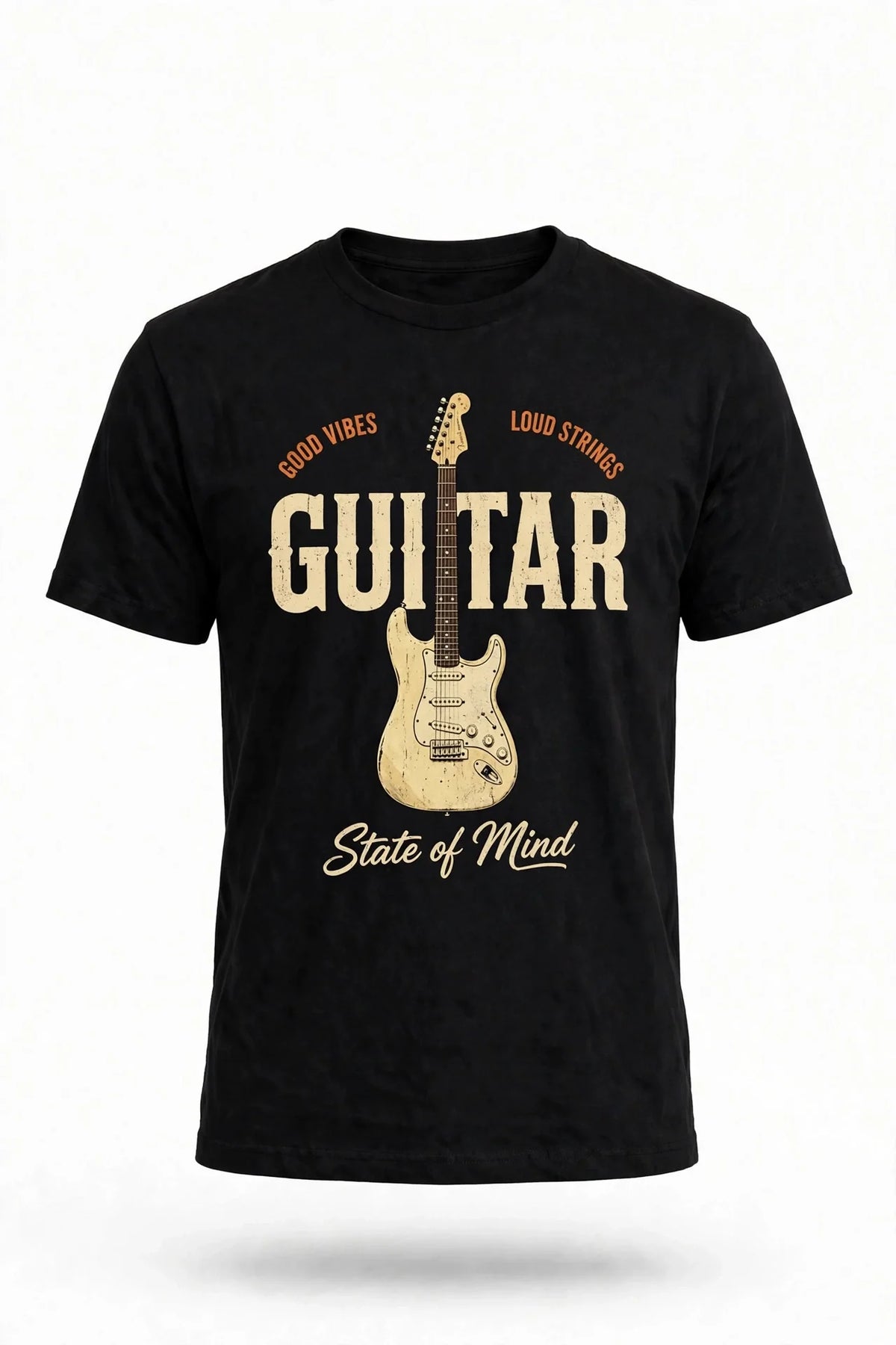 Pineberry Guitar Half Sleeve Tee