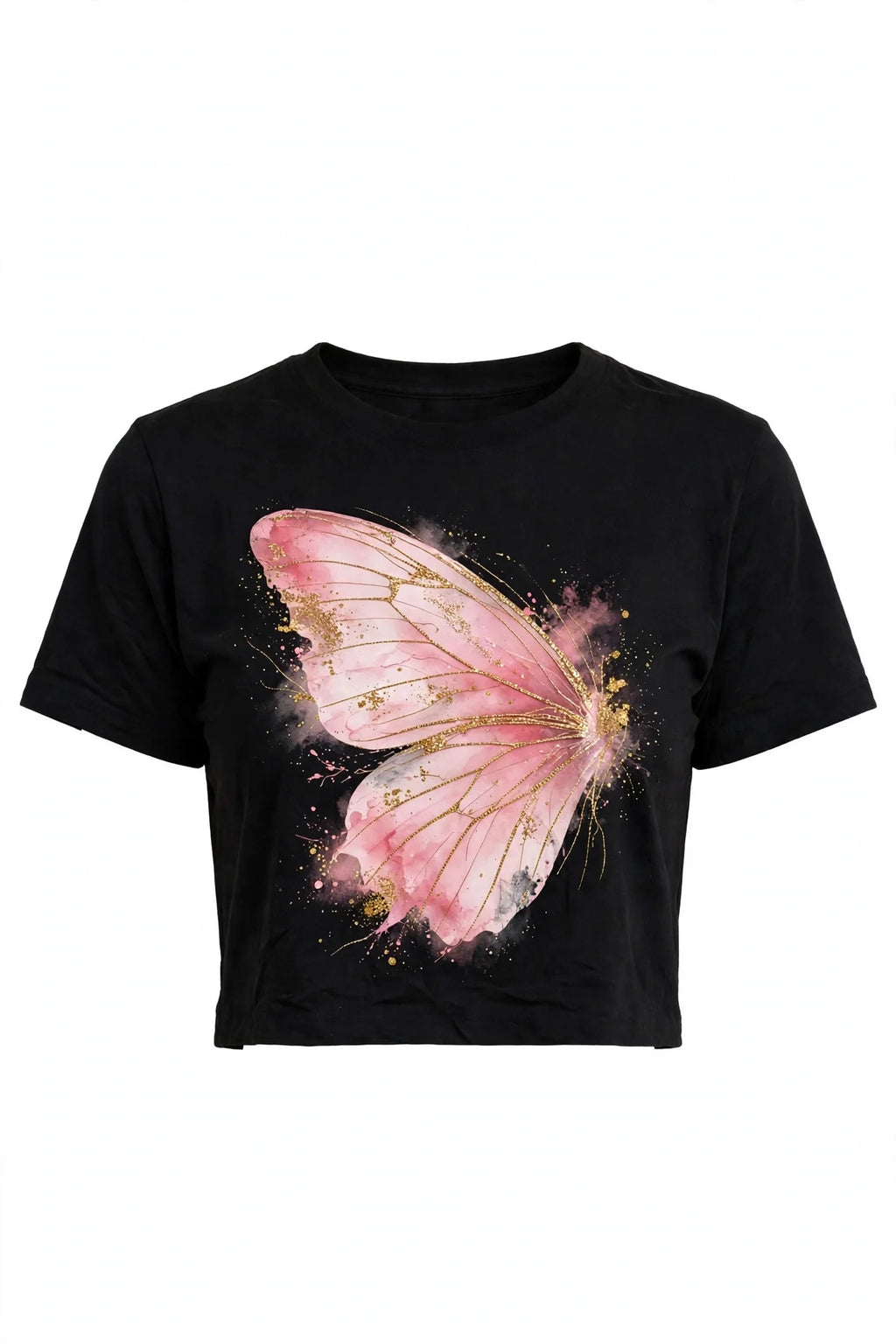Pineberry Soft Grunge Petal Crop Top