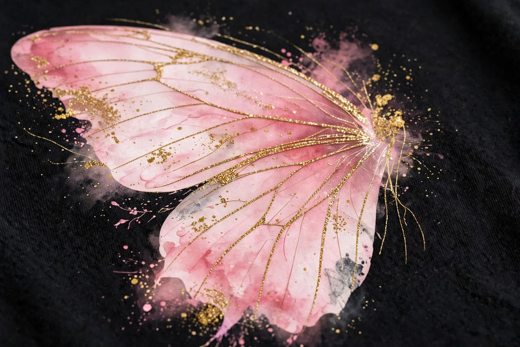Pineberry Soft Grunge Petal Crop Top