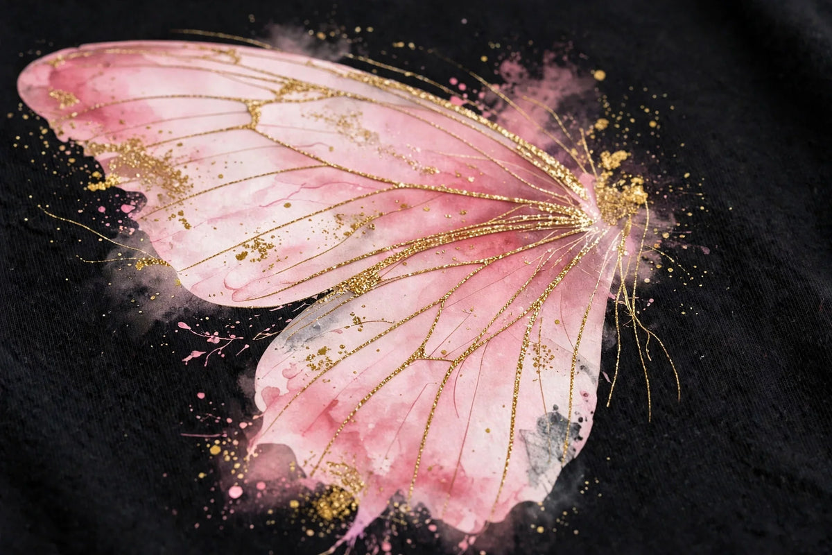 Pineberry Soft Grunge Petal Crop Top