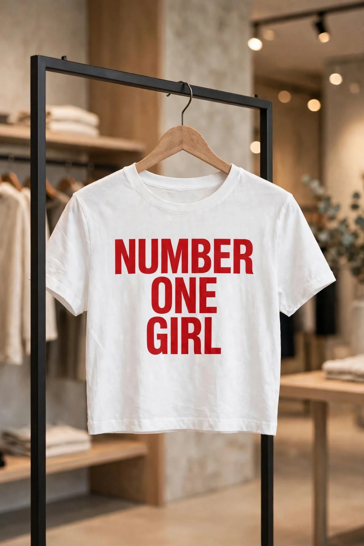 Pineberry Number One Girl Crop Top