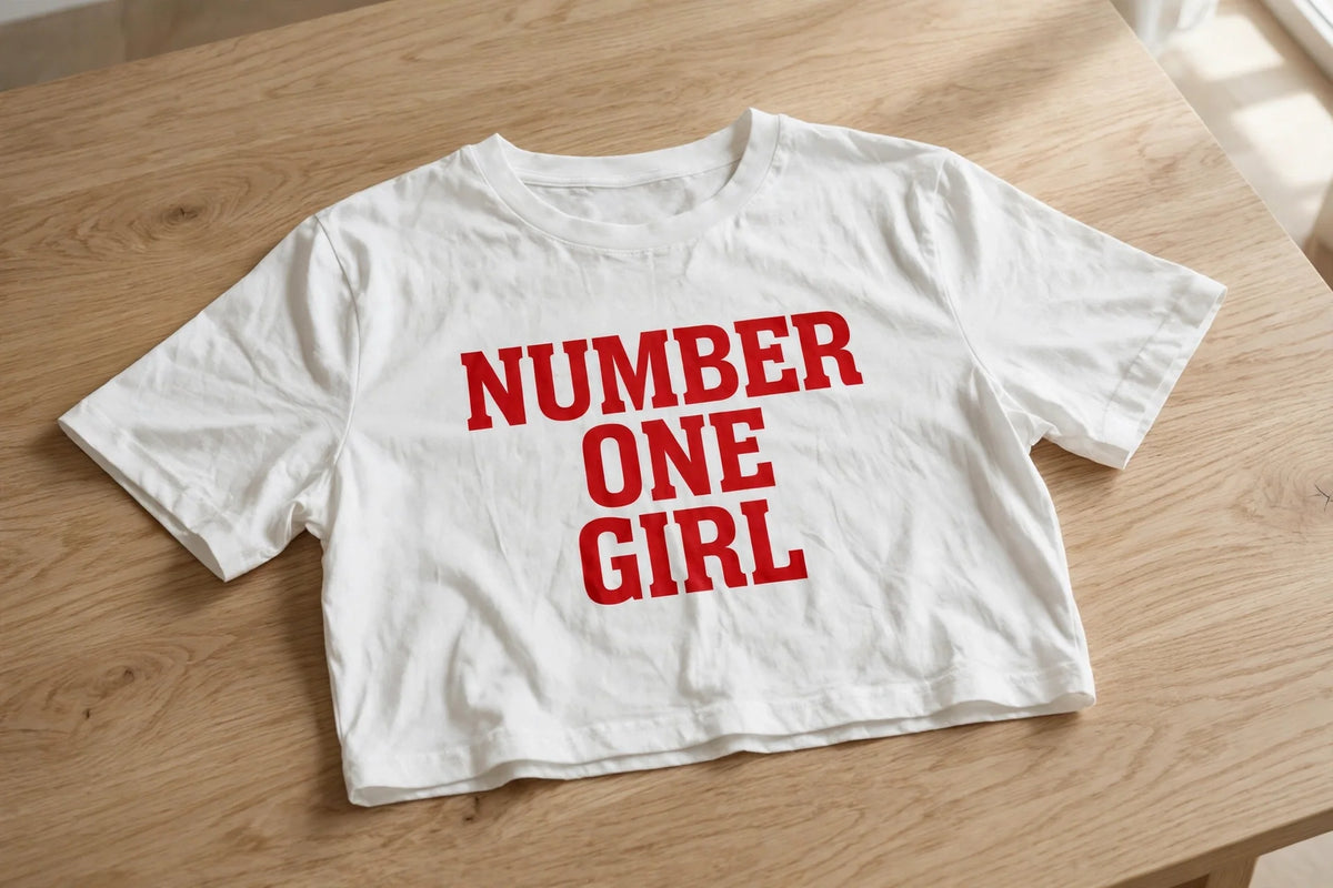 Pineberry Number One Girl Crop Top