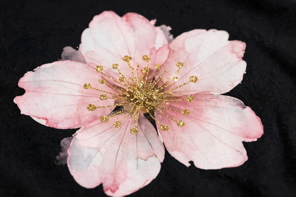 Pineberry Pink Flower Crop Top