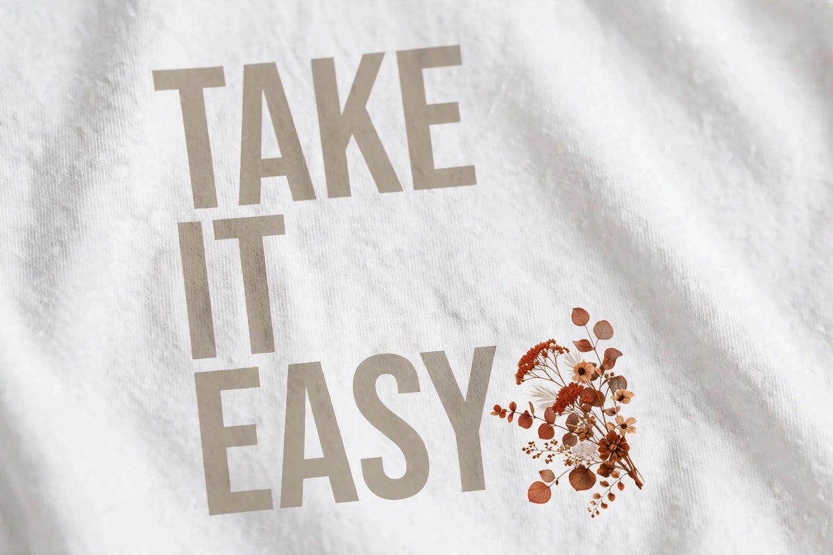 Pineberry Take It Easy Oversized Tee