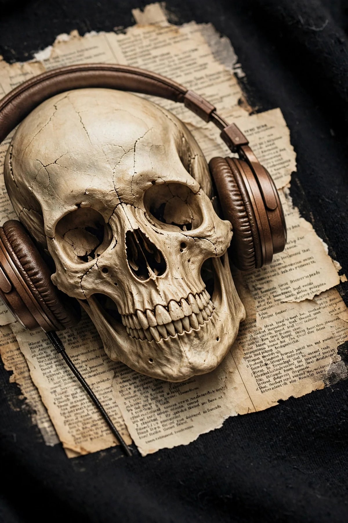 Pineberry Music Skull Hoodie