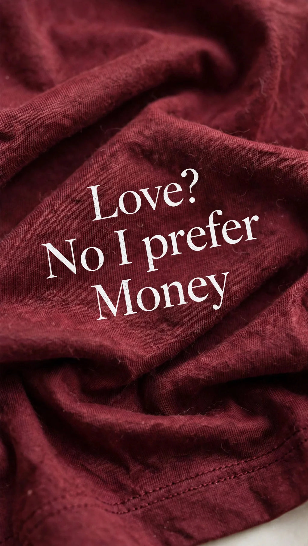 Pineberry Love or money Oversized Tee