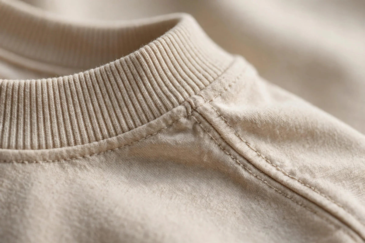 Men Beige Solid T-Shirt