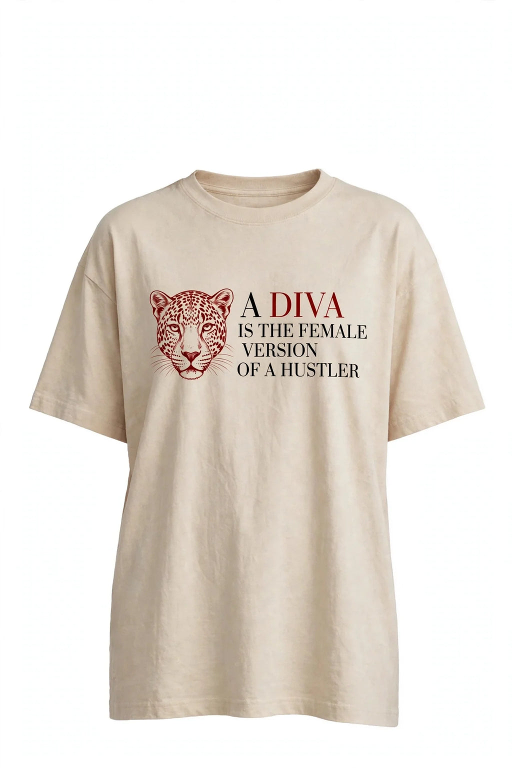Pineberry Diva Oversized Tee