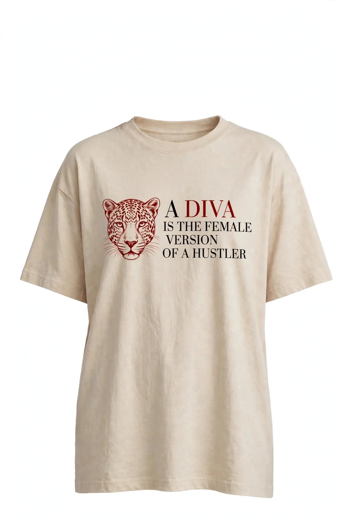 Pineberry Diva Oversized Tee