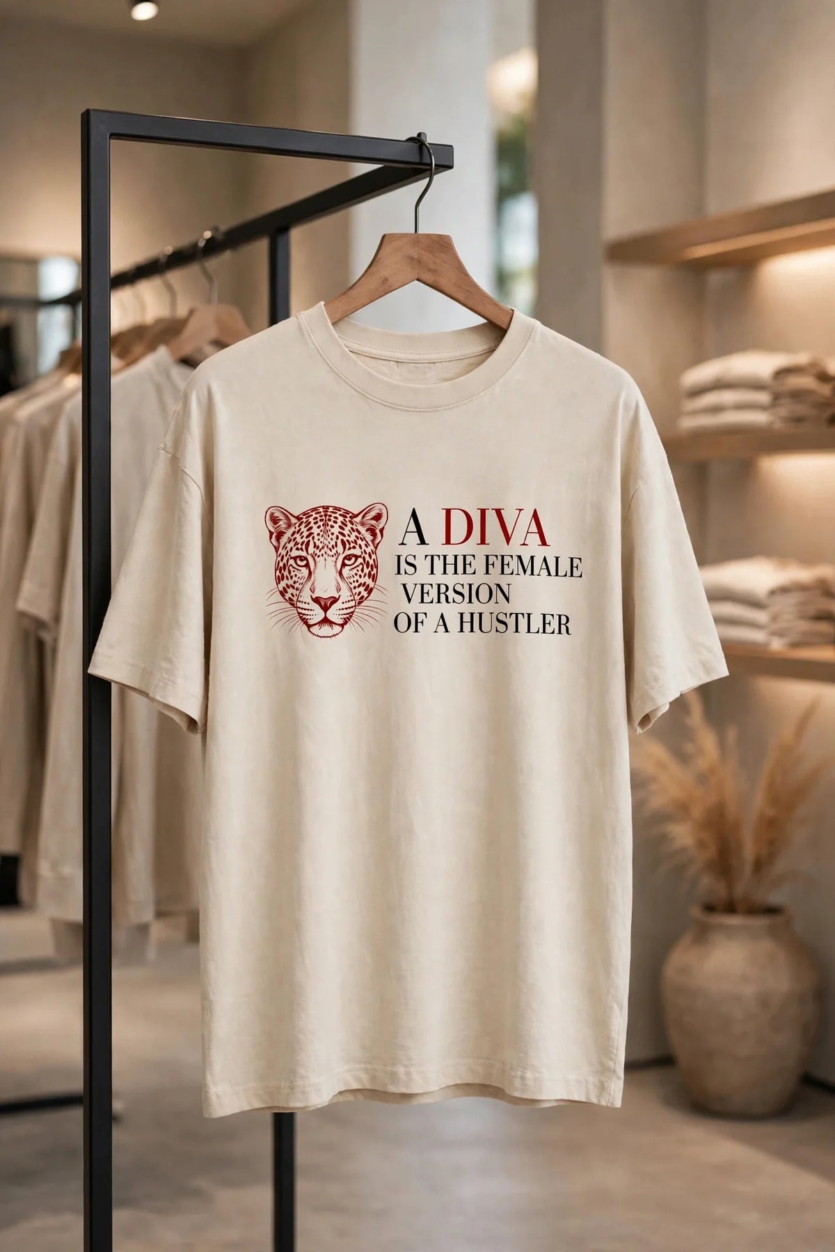 Pineberry Diva Oversized Tee