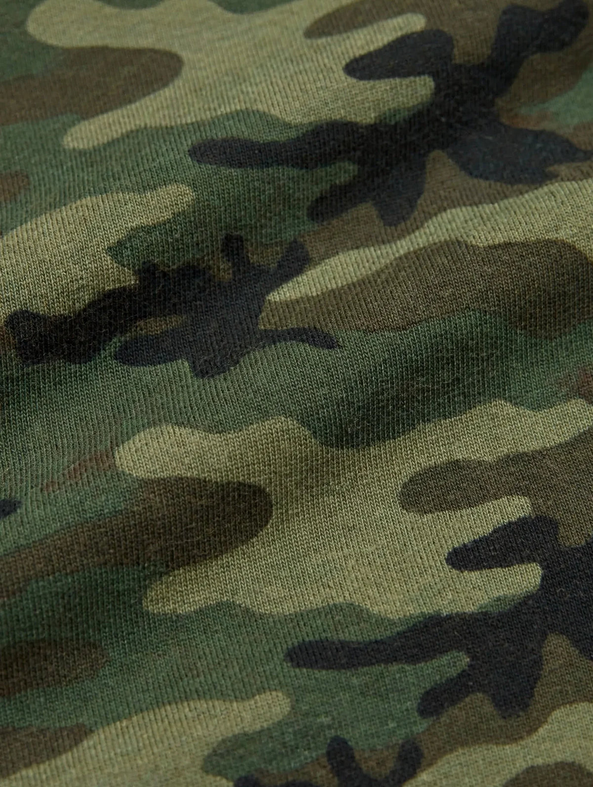 Men Green Camo Graphic T-Shirt