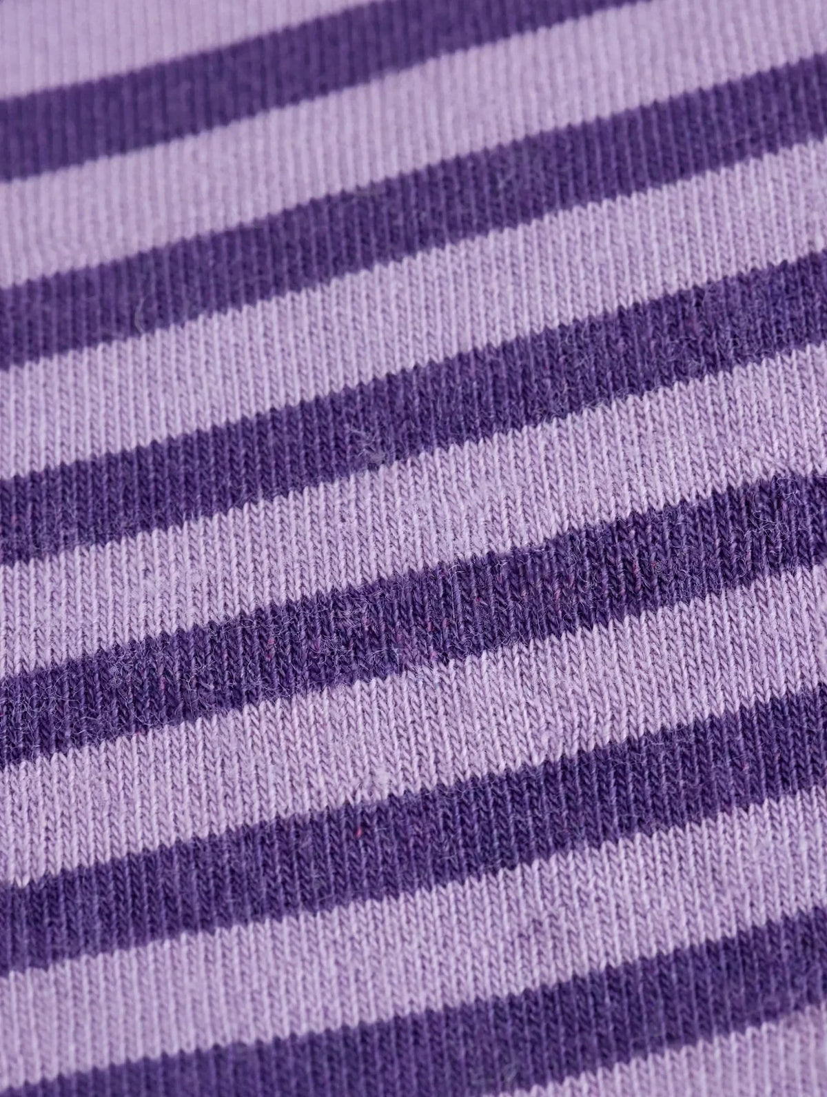 Men Purple Striped T-Shirt