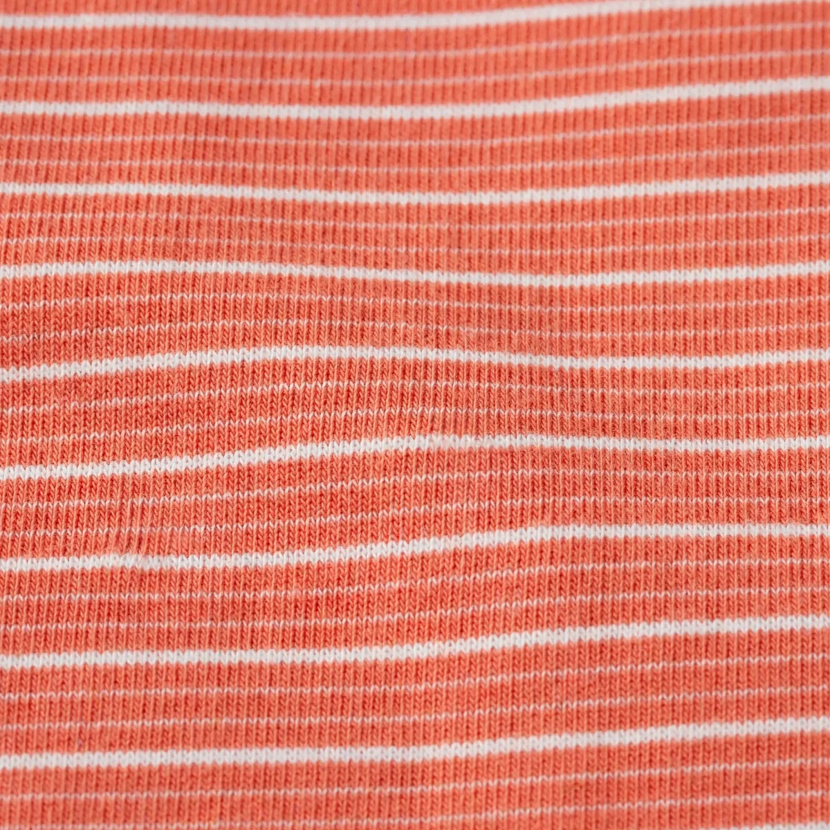 Men Coral Striped T-Shirt