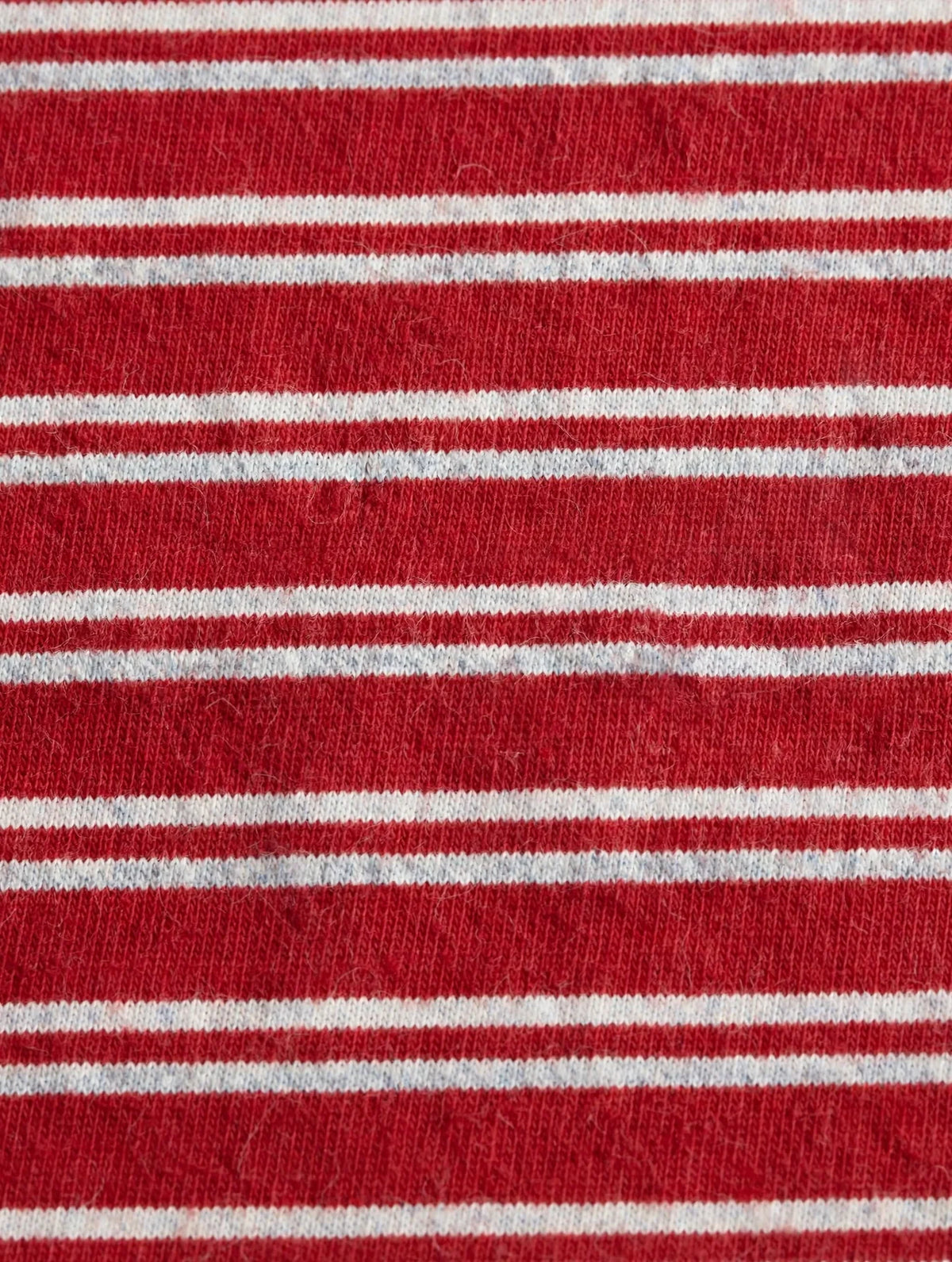 Men Red Striped T-Shirt