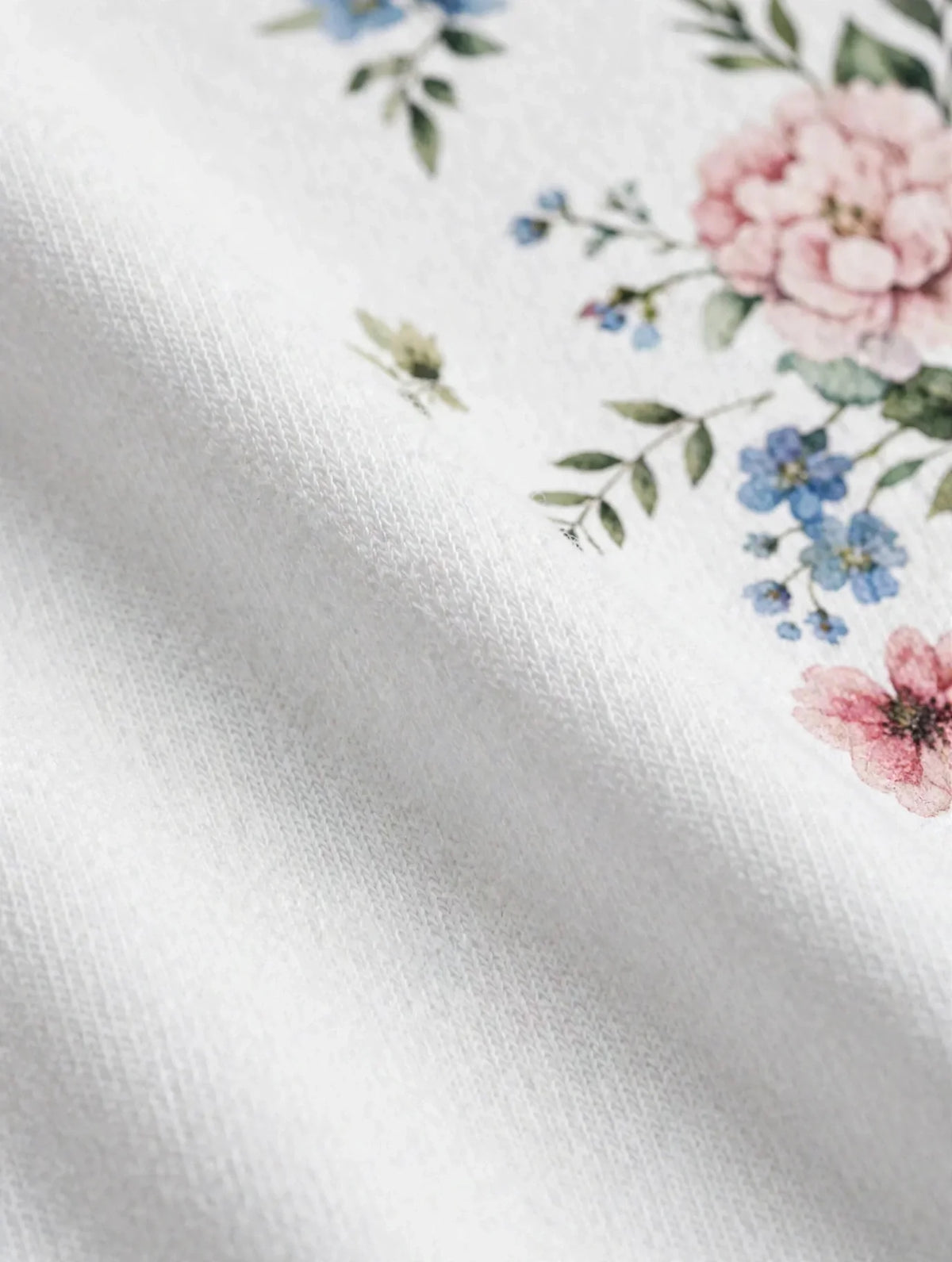 Women White Floral Graphic T-Shirt