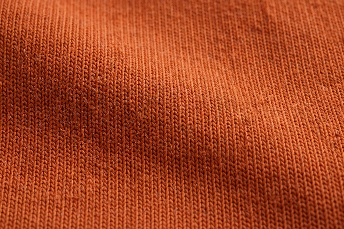 Men Rust Orange Solid T-Shirt