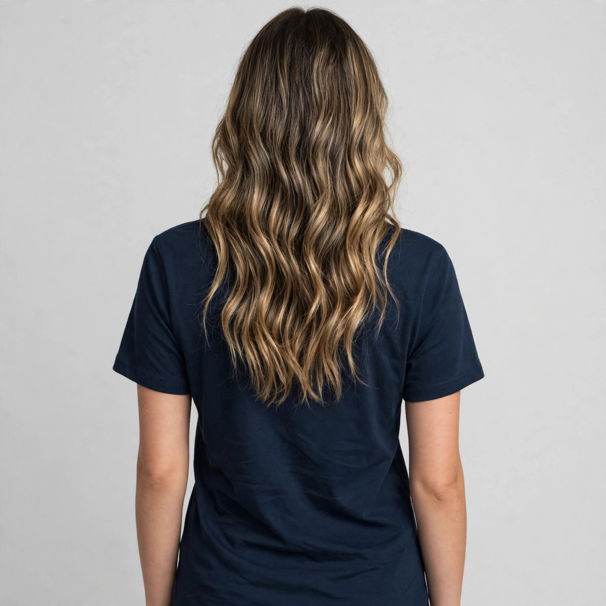 Desert Dreamscape Vintage Tee – Half Sleeve 180 GSM – worn by actress, back view