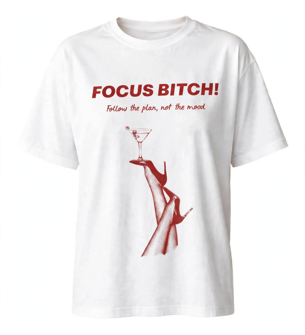 Pineberry Focus Bitch Oversized Tee