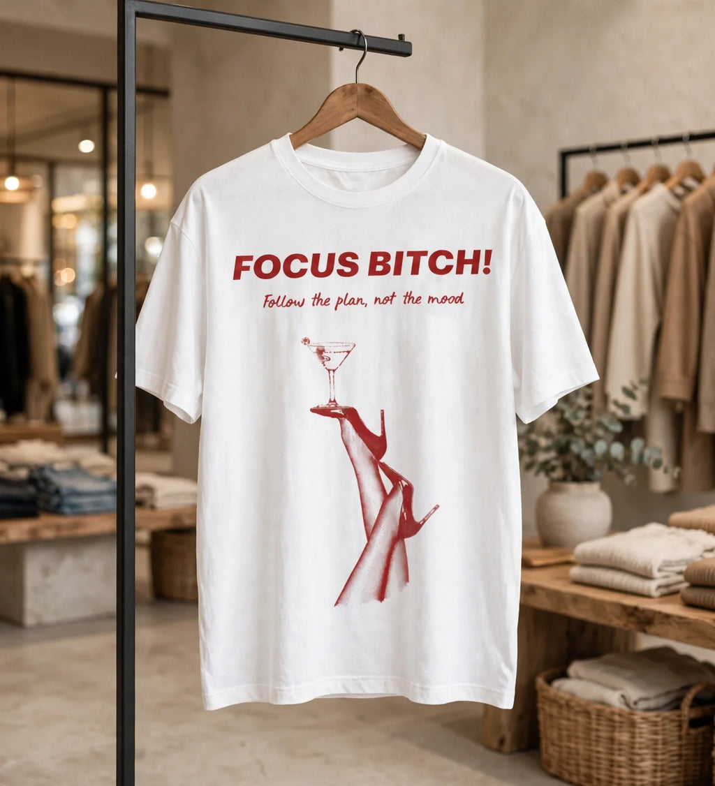 Pineberry Focus Bitch Oversized Tee