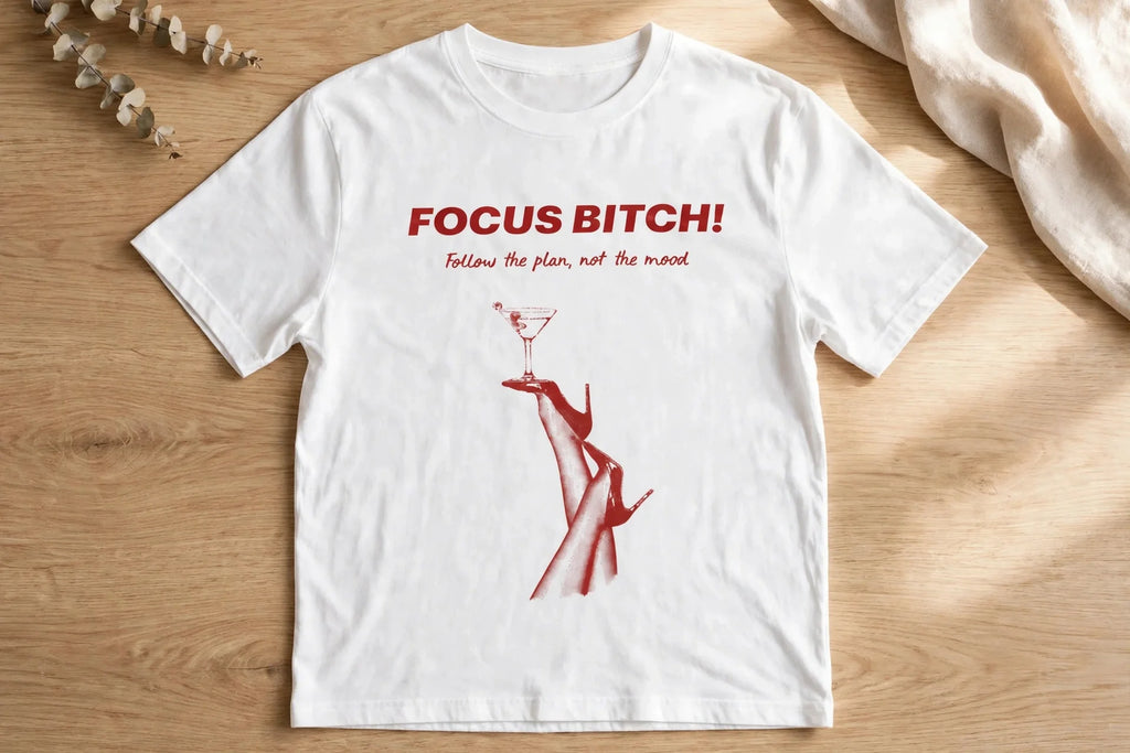 Pineberry Focus Bitch Oversized Tee