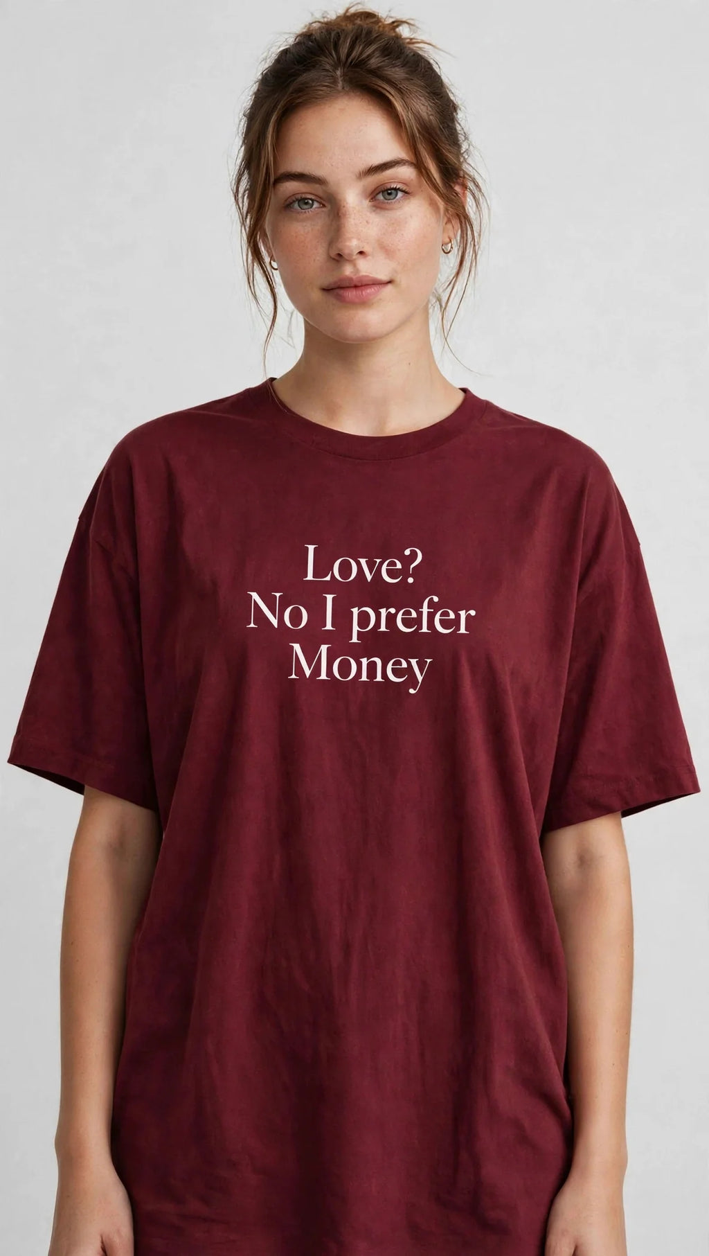 Pineberry Love or money Oversized Tee