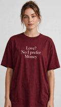 Pineberry Love or money Oversized Tee