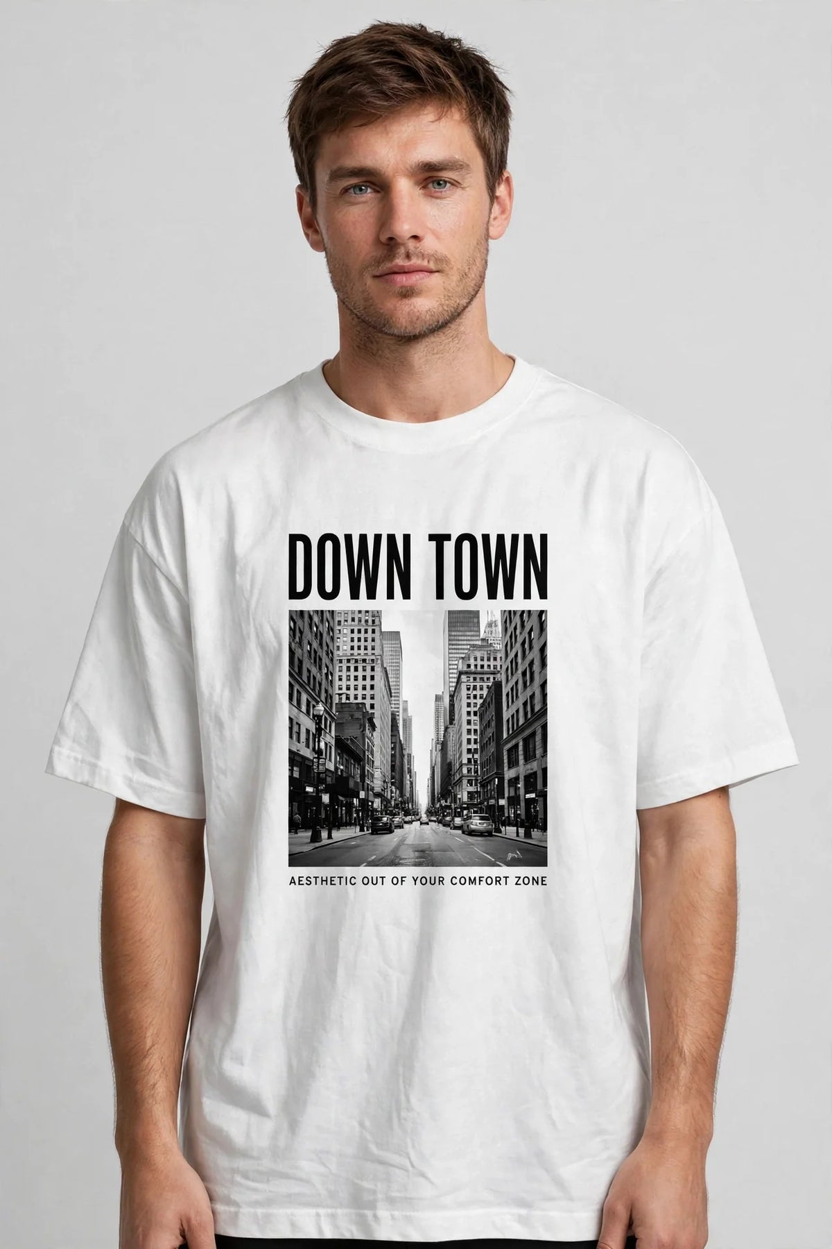 Pineberry Down Town Oversized Tee