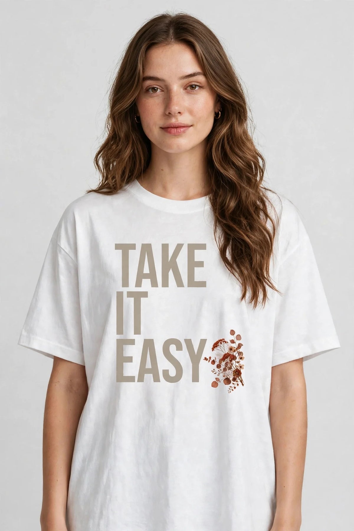 Pineberry Take It Easy Oversized Tee