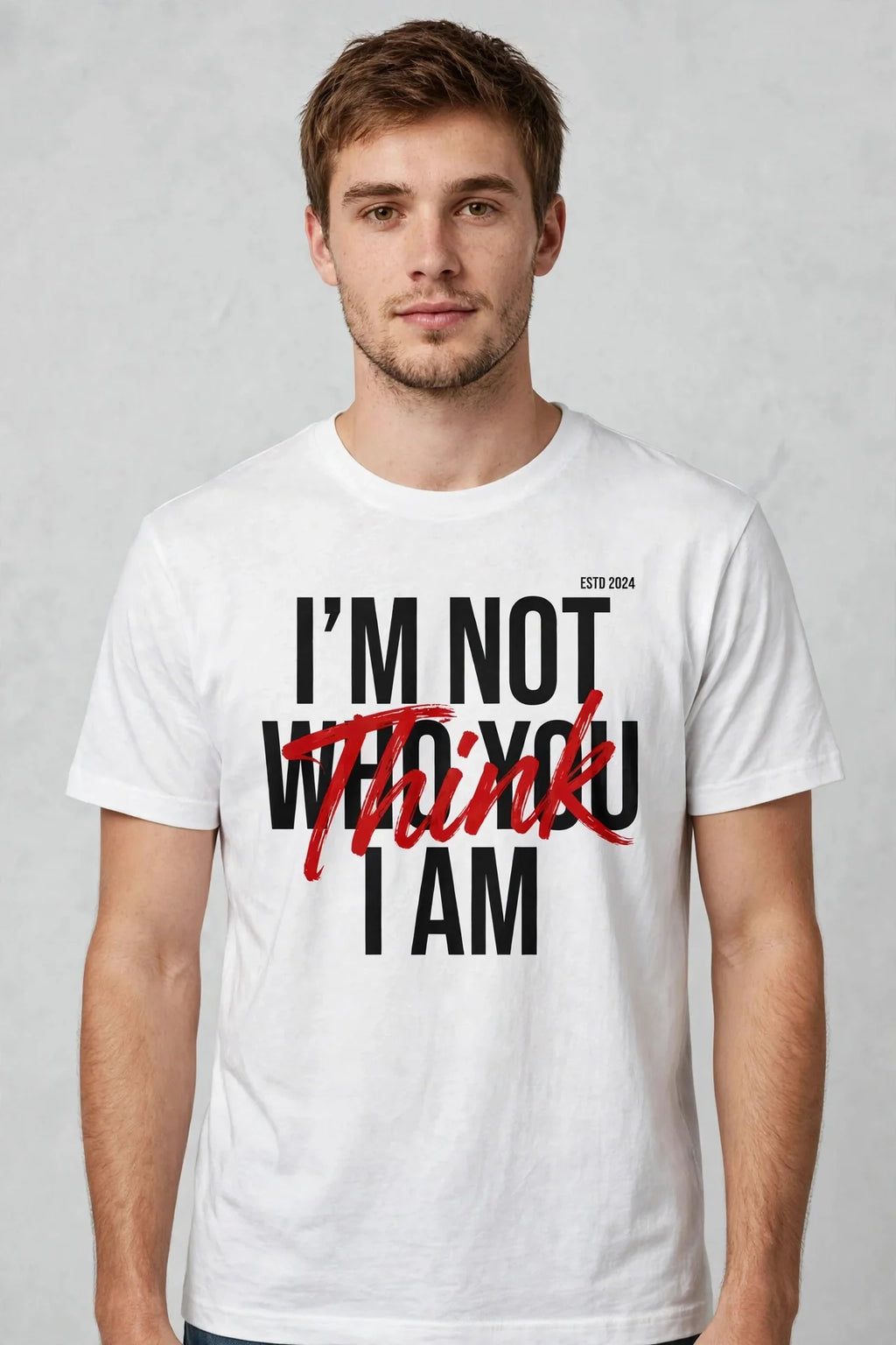 Pineberry Who I Am Half Sleeve Tee