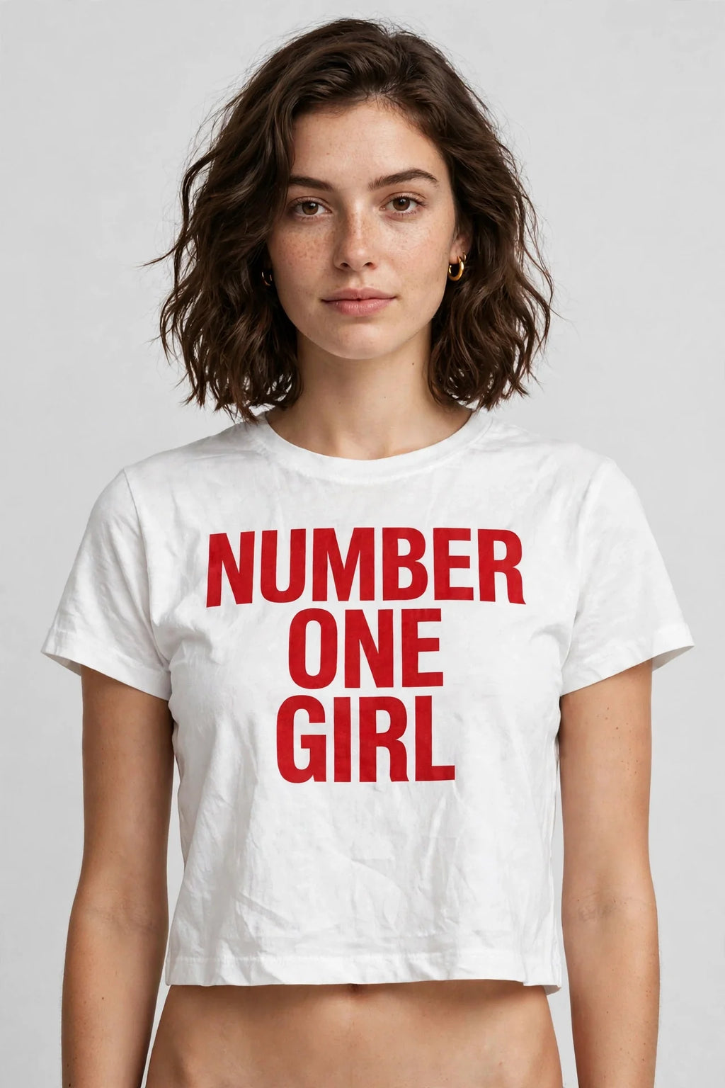 Pineberry Number One Girl Crop Top