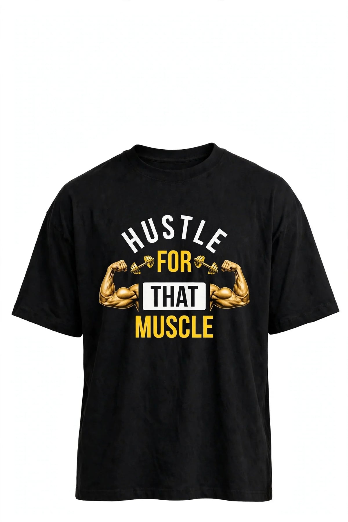 Pineberry Hustle For that muscle Oversized Tee