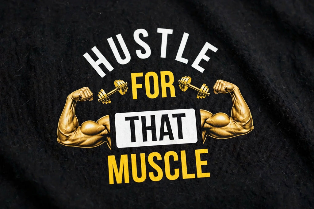 Pineberry Hustle For that muscle Oversized Tee
